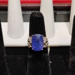 Samuel Benham sterling silver tanzanite ring NWT